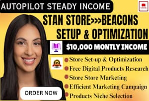 Stan Store & Beacons Setup + Optimization service gig graphic